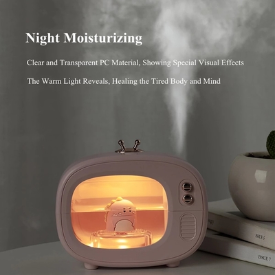 Creative TV Cute Pet Ultrasonic Air Humidifier Portable Wireless USB Rechargeable Cool Mist