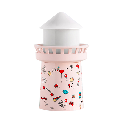 2022 Creative Gift 360 degree Rotating Watchtower Projection lamp 1500mAh Rechargeable sleeping Night Light Music Box Fo